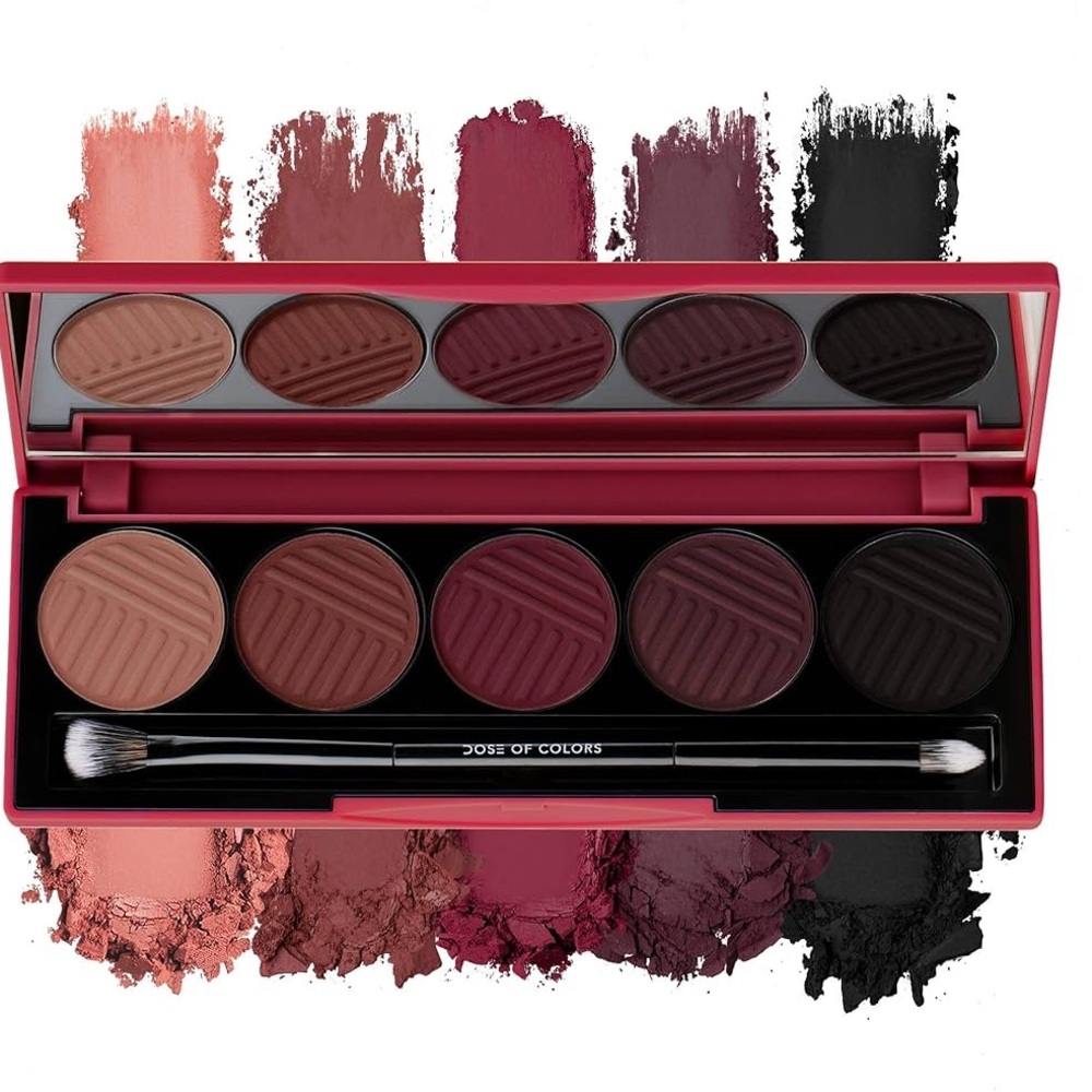 NIB Dose of Colors, Blushing Berries, 5-pan matte eyeshadow palette